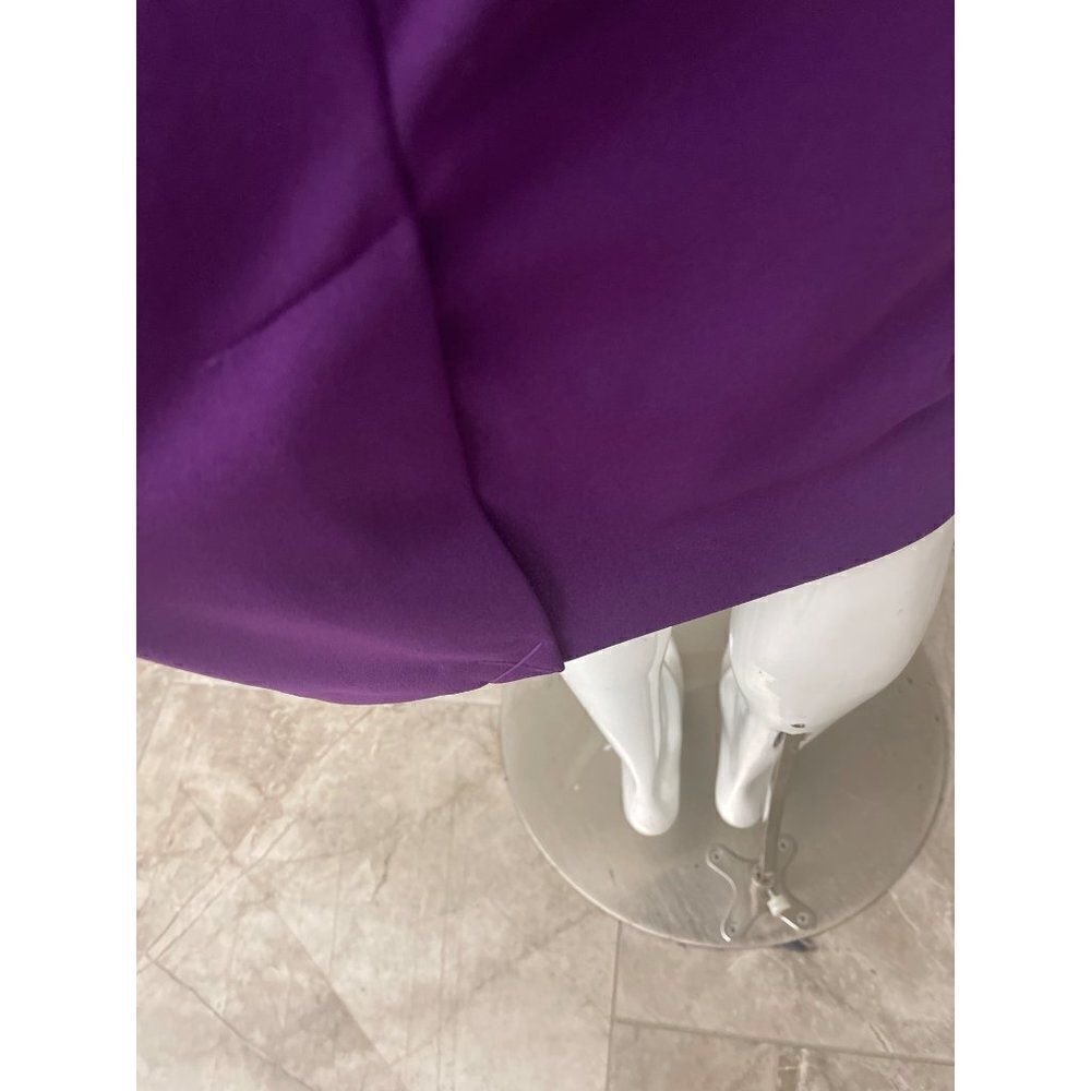New York & Company Women Deep Purple Sheath Bow Tie Dress Size M NWT - Picture 8 of 11